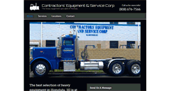 Desktop Screenshot of contractorsequipmentservice.com